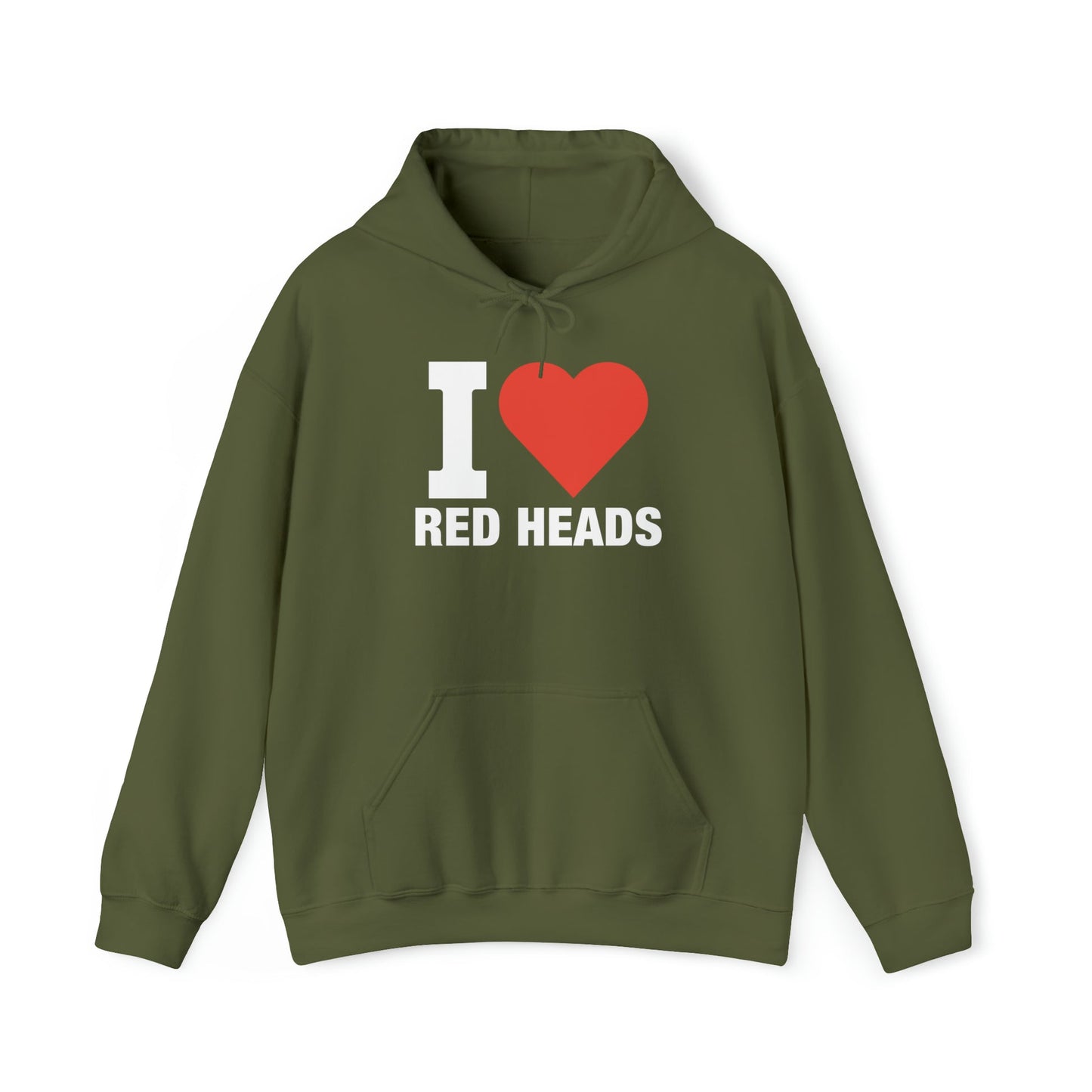 I Heart Red Heads Hoodie