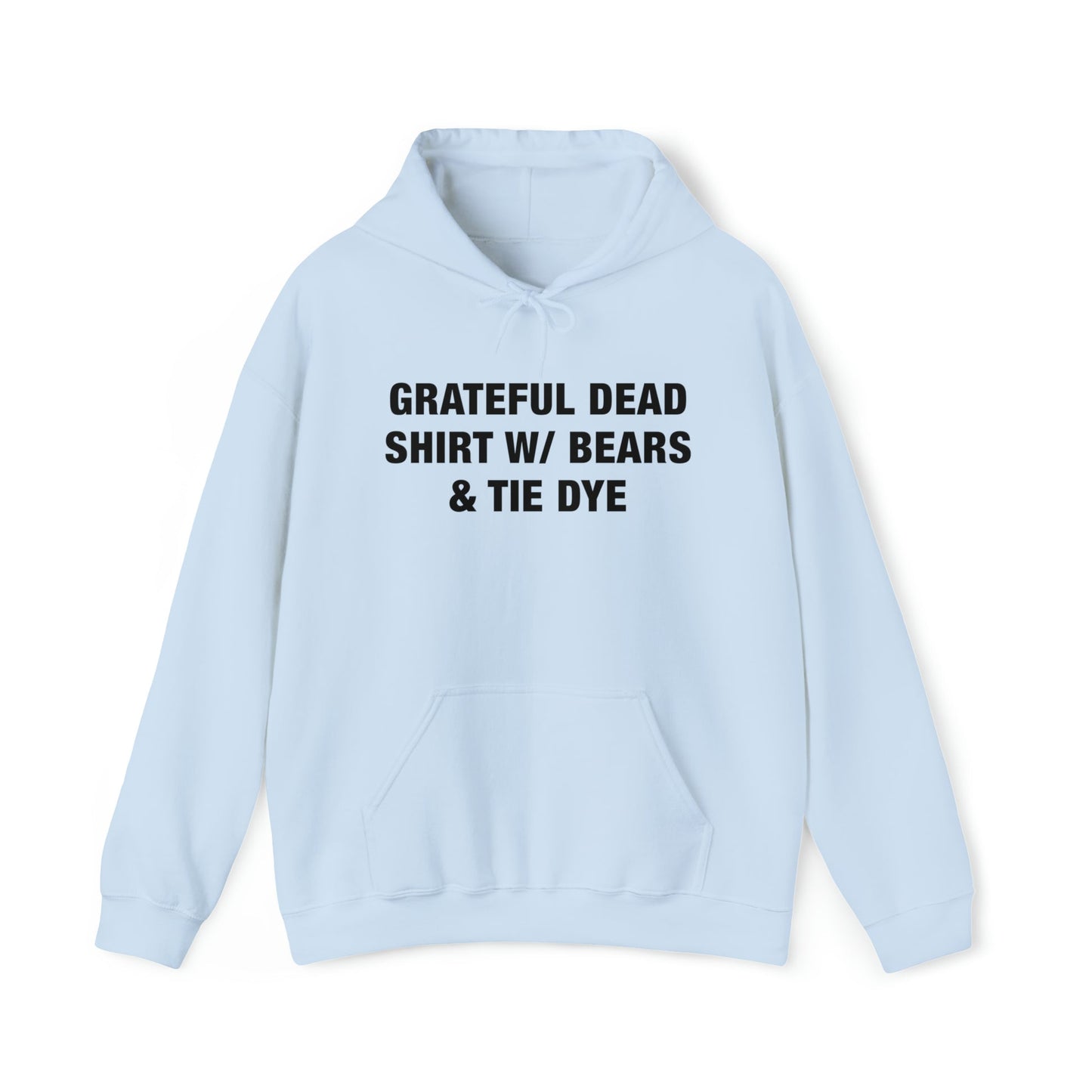 Grateful Dead Shirt w/ Bears and Tie Dye Hoodie