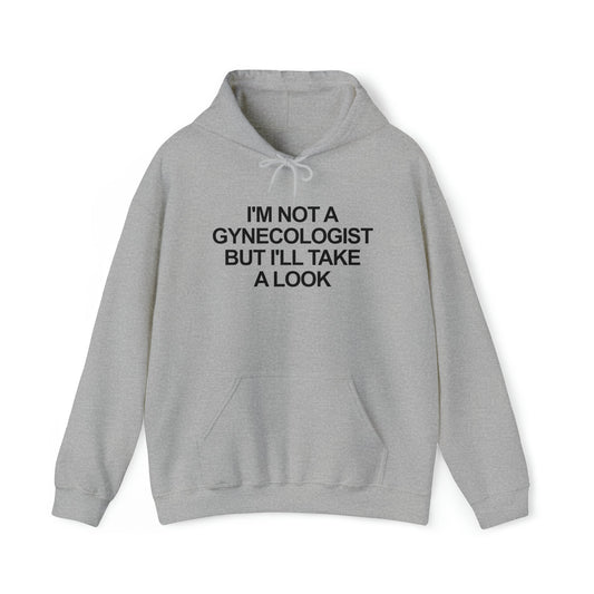 I'm Not a Gynecologist but I'll Take a Look Hoodie