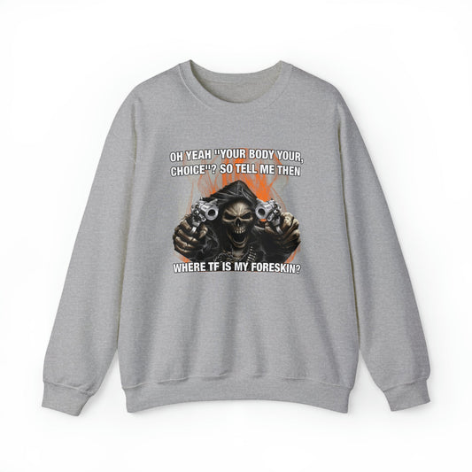 Where TF Is My Foreskin Crewneck