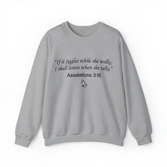 Assalation 3:16 Crewneck